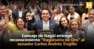 Concejo de Itagüí entregó reconocimiento “Itagüiseño de Oro” al senador Carlos Andrés Trujillo