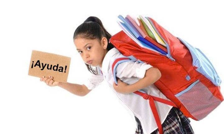 Coahuila: Mochilas, el peso de la educación que puede afectar la salud de los niños