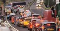 A56 LIVE: Major road closed with long delays after vehicle overturns