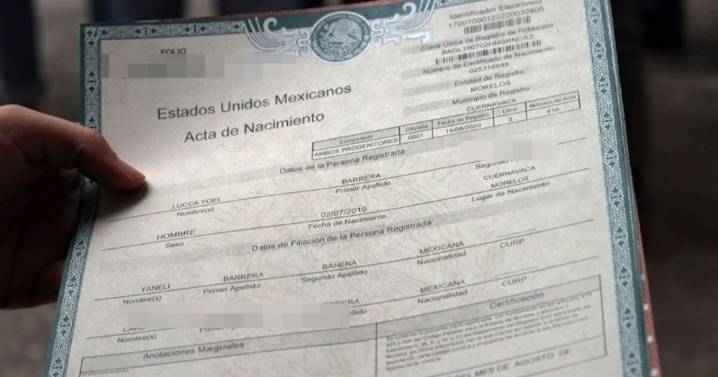 ¿Para qué sirve? Esta es la ubicación de la CRIP en tu acta de nacimiento