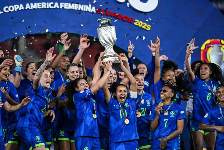 Brasil conquista su noveno título en la Copa América femenina