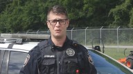 Resource officer bonds with kids at Carpenters Elementary