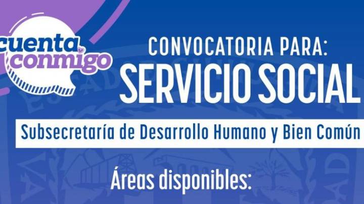 Realiza tu servicio social en la Subsecretaría de Desarrollo Humano