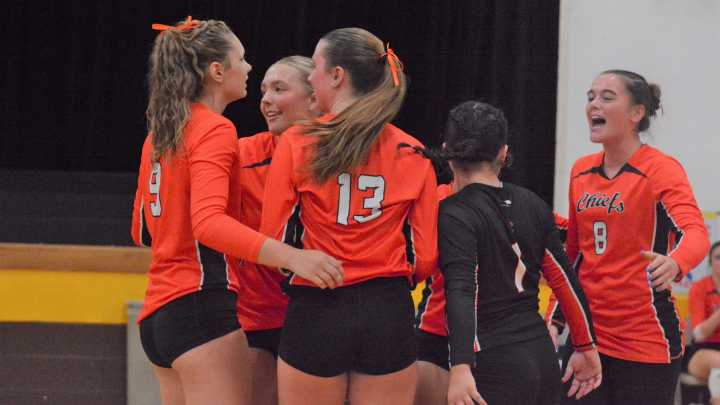 WATCH: Cheboygan volleyball takes point from Manistique at Pellston Invitational