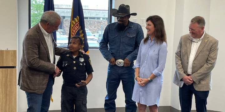 ‘An inspiration to all’: 13-year-old joins SLED as honorary agent