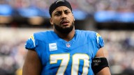 Chargers OL Rashawn Slater's season-ending injury 'a gut punch,' Jim Harbaugh says