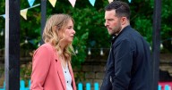 Emmerdale stars break silence on Charity baby twist as flashback exposes secret romp