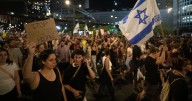 Masivas marchas en Tel Aviv para presionar a Netanyahu para que acepte un alto el fuego