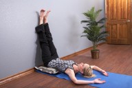 Use this easy yoga pose to boost circulation, promote recovery and lower stress levels