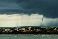 Senapred emite alerta por riesgo de trombas marinas en la región de La Araucanía