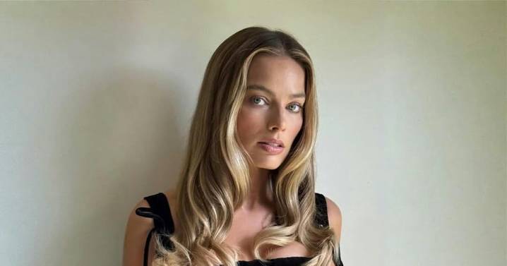 Margot Robbie's Low-Slung Office Pants Show Off Her Men's Boxers