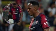 Yerry Mina y su primera pelea de la temporada en Italia; Moise Kean, con el que se cruzó