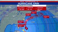 Hurricane Erin prompts tropical storm, surge warnings for North Carolina coast