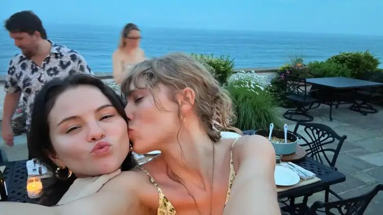 Taylor Swift y Travis Kelce anuncian compromiso; Selena Gomez celebra