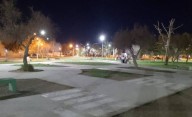 Vecinos del barrio Piedra Buena celebraron el recambio de luminarias a LED