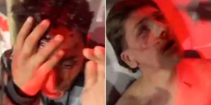 El escalofriante video del ataque de los hinchas de Independiente contra la parcialidad de U de Chile: “¿Pedí perdón?”