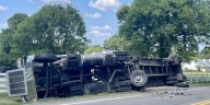 Crash involving semi, box truck shuts down Williamson County road