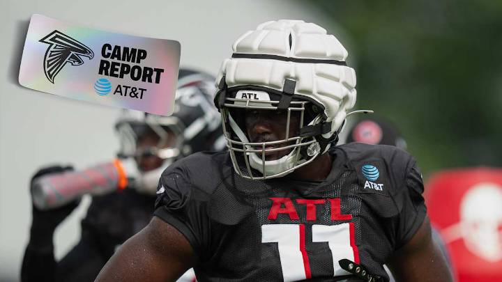 Falcons Camp Report: Jalon Walker feels 'ahead of the game' despite limitations
