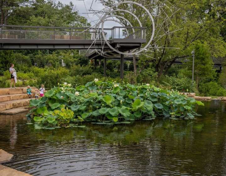Downtown Cary Park: un oasis verde que cuida el medioambiente