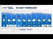 FORECAST: Cooler and drier air continues, more clouds Thursday