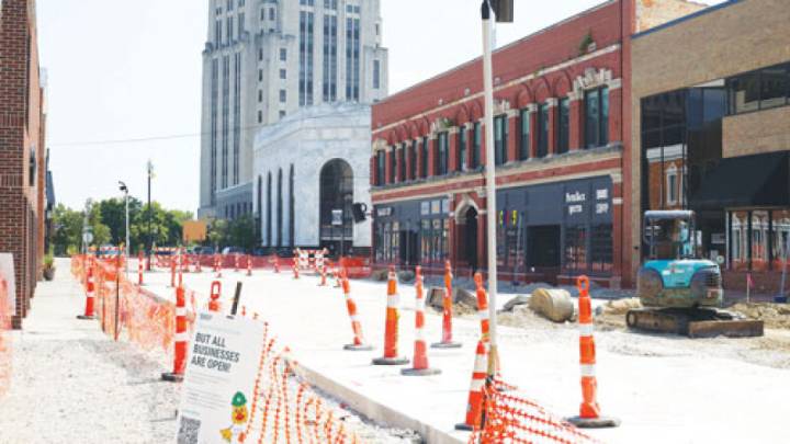 Over halfway done, Macomb Place businesses still supported