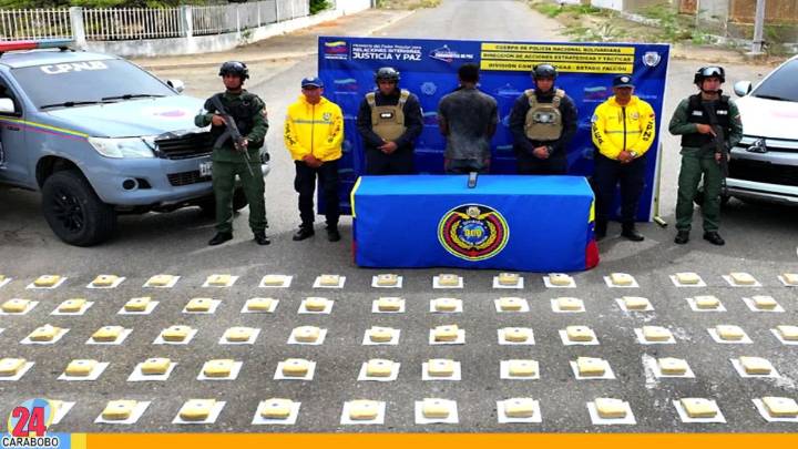 Hombre detenido con 425 kilos de marihuana en Falcon
