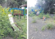 Vecinos de Tacoronte denuncian el abandono de parques públicos como el de Hoya de Machado
