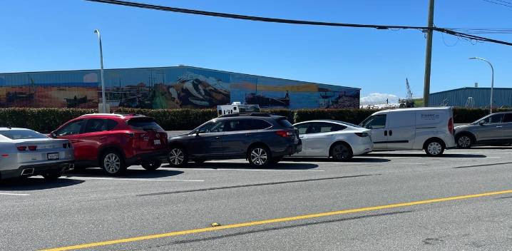Steveston Village gets angled parking on Chatham Street