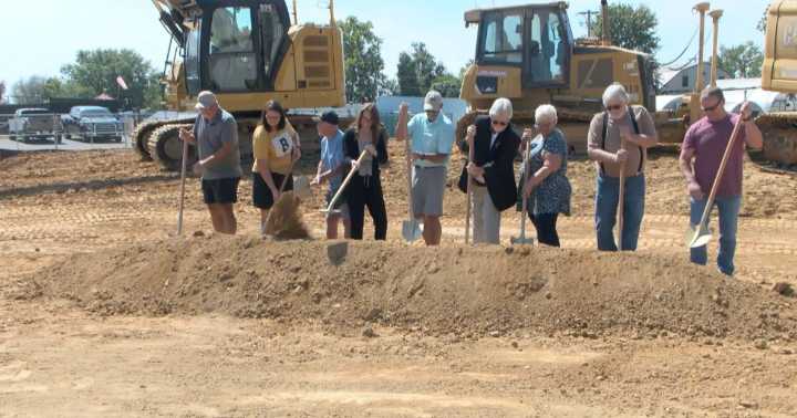 Boonville officials break ground on new parks project
