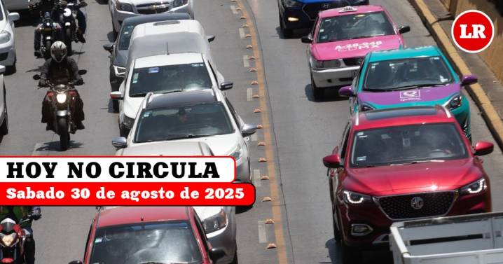 Hoy No Circula sabatino: qué autos descansan este 30 agosto de 2025 en CDMX y Edomex