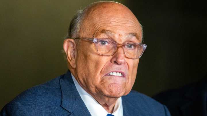 Rudy Giuliani hospitalized with broken vertebrae after car accident, spokesperson says