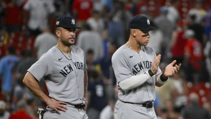 Giancarlo Stanton is back in the Yankees’ lineup while Aaron Judge’s status remains unchanged