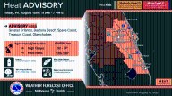 Level 2 Heat Advisory in effect for all of east Central Florida
