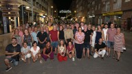 Muñoz, Gimeno y Chulià en el Sopar Popular Faixat de Paiporta