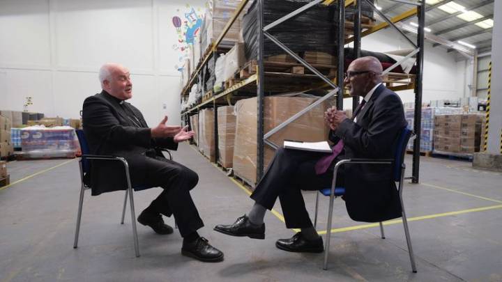 Archbishop of York Stephen Cottrell tells Nigel Farage 'kneejerk' migrant deportation plan won't solve problem