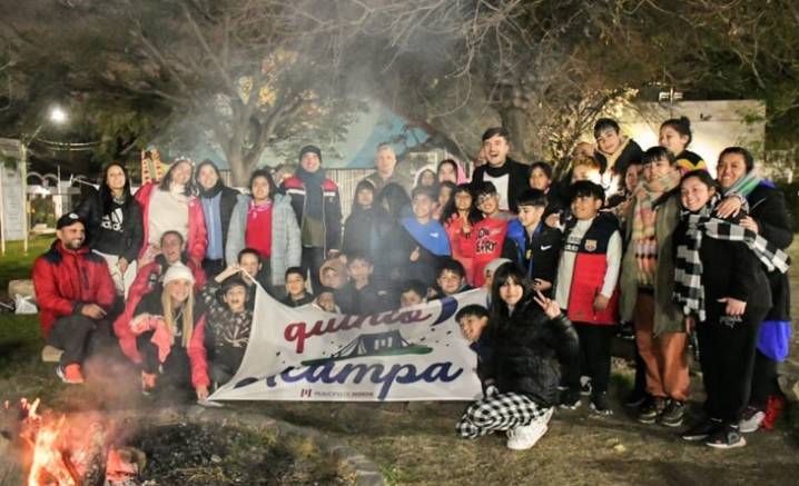 Ghi participó del lanzamiento de Quinto Acampa
