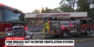 Fire breaks out at Liberty Laundromat