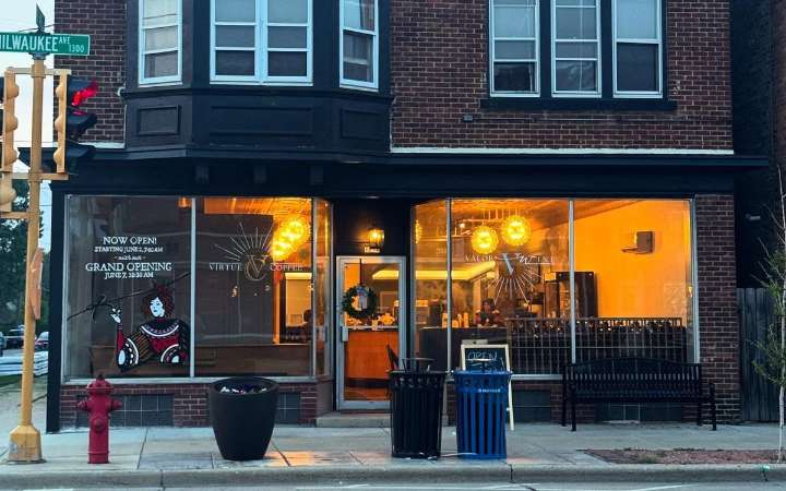 South Shore Wine Drinkers Cheer Virtue Coffee & Valor Wine