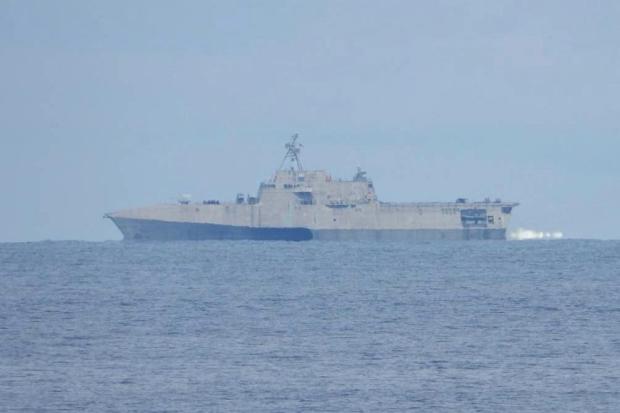 US briefly deploys 2 warships to a disputed South China Sea shoal after Chinese collision