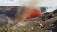 Hawaii's Kilauea volcano erupts again and shoots lava for 31st time since December : NPR