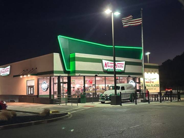 Pumpkin spice season arrives early at Krispy Kreme in Brick Township