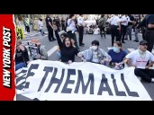 NYC anti-ICE protesters arrested after blocking immigration courts