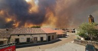 El incendio forestal de Cipérez arrasa más de 10.500 hectáreas
