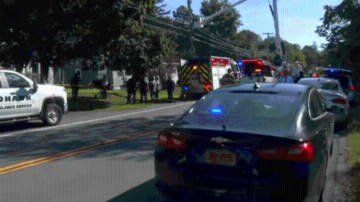 Crews respond to commercial truck crash in Eagle Mills