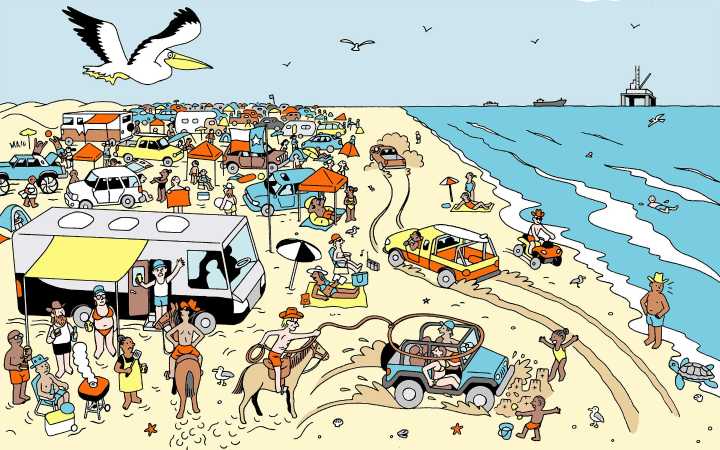 If Driving on a Beach Is Wrong, Texans Don’t Want to Be Right