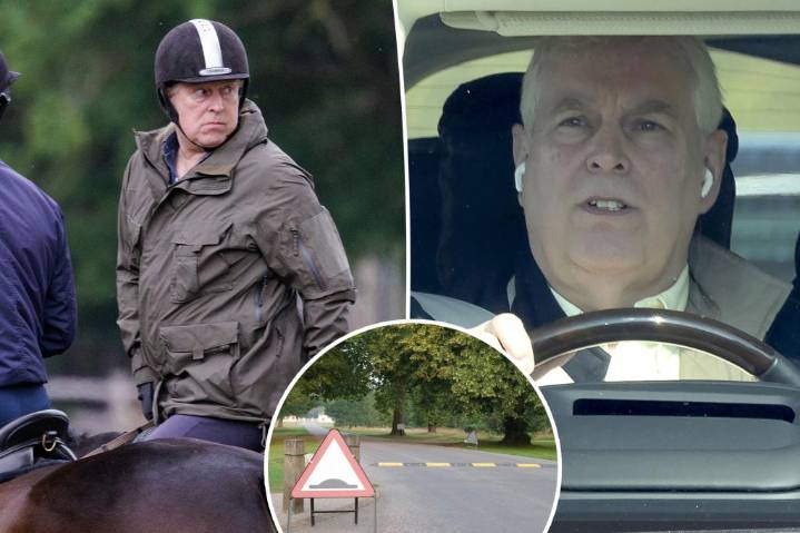 Prince Andrew's foul-mouthed rant at builders revealed after confronting them during horse ride