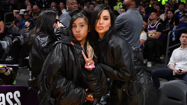 North West is all grown up — with blue pigtails — in new video with mom Kim Kardashian