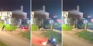 Intentó huir de un robo, tiró abajo un portón y el pitbull de su vecino ahuyentó a los motochorros