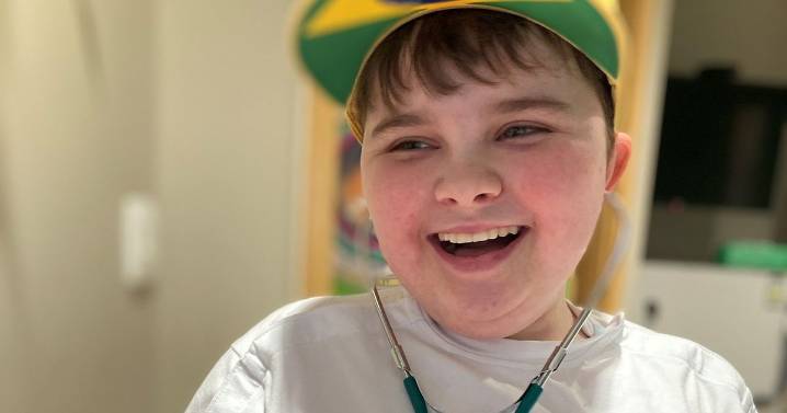 Boy, 12, told he may never walk because of no cure-condition now does triathlons