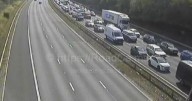 M5 traffic LIVE: Motorway closed after serious crash involving lorry and bike